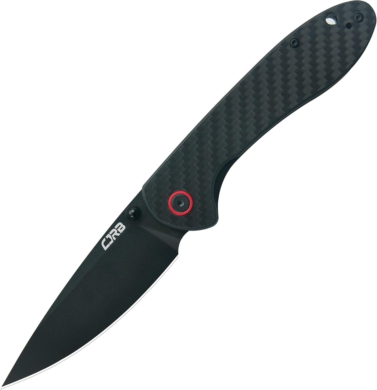 Folding Knife with Black PVD Blade and Carbon Fiber Handle W27211