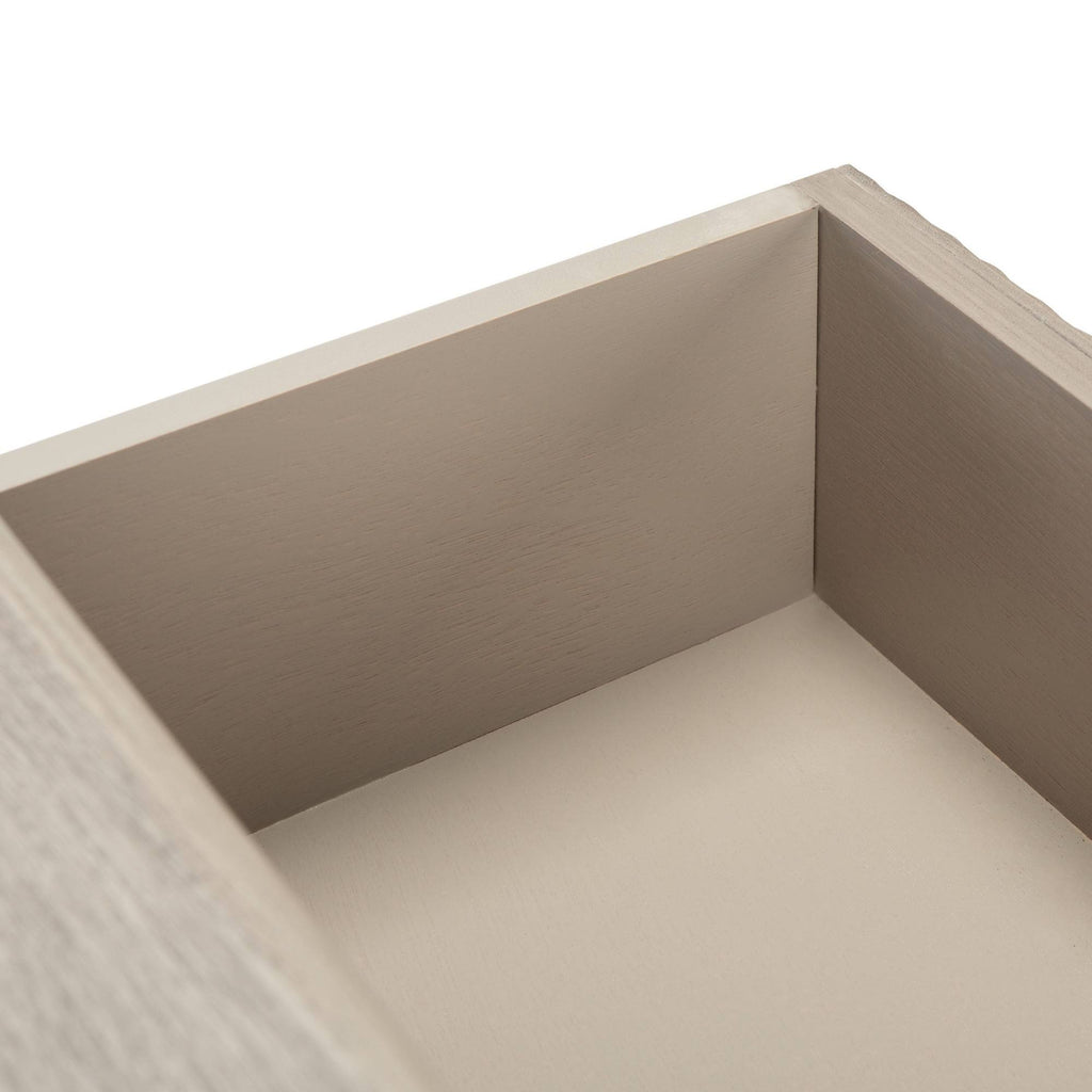 Greige 1 Drawer Accent Table S594