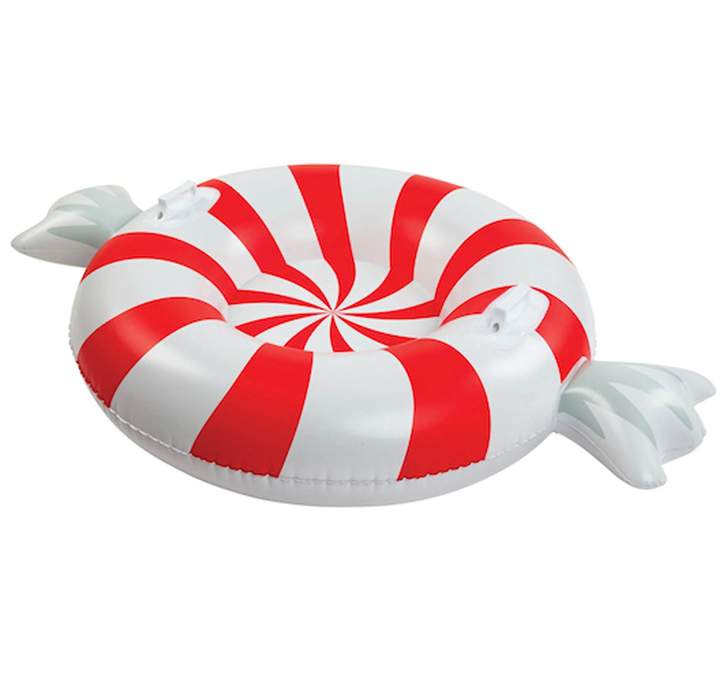 Inflatable Snow Tube with Easy Grip Handles, Durable Vinyl I632502