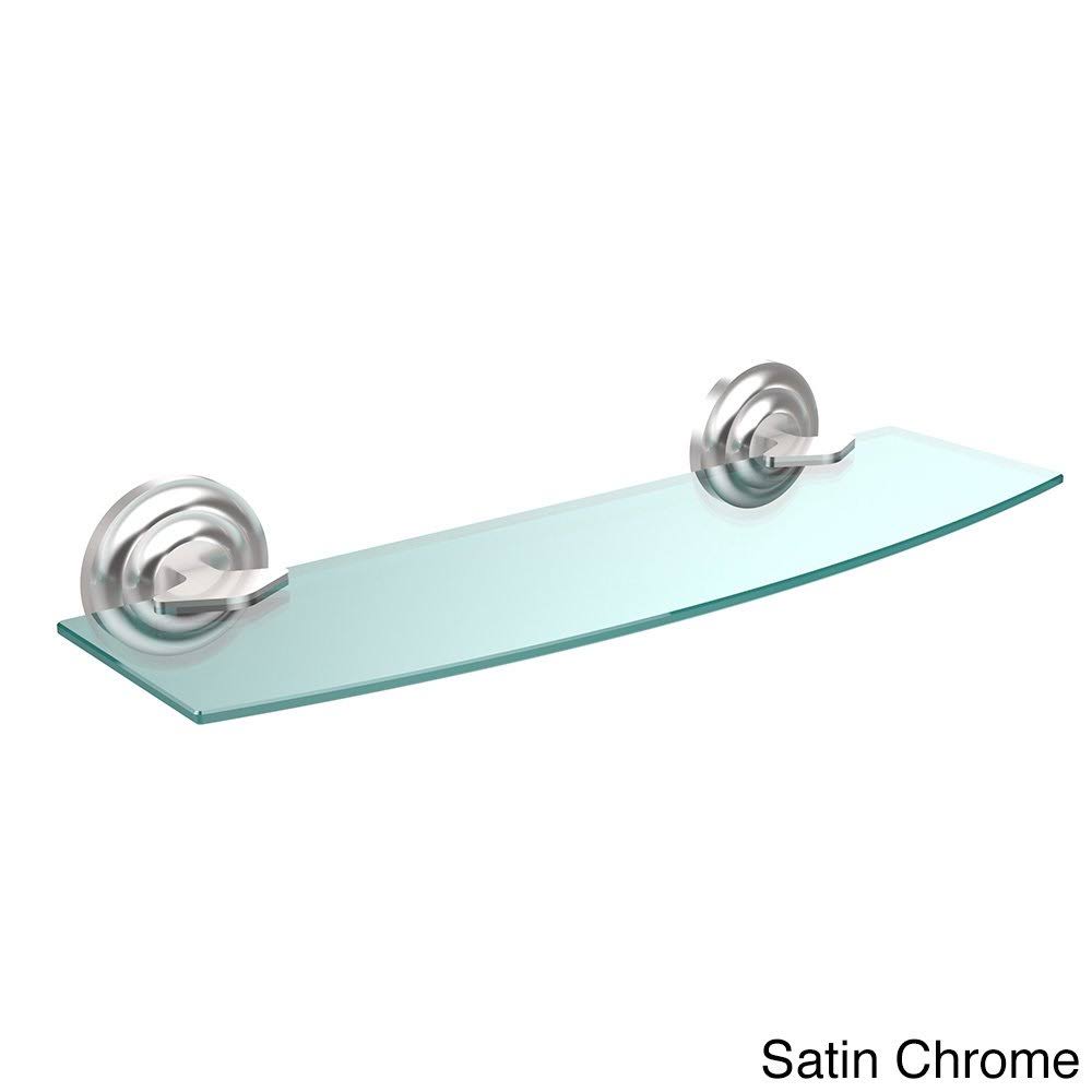 18x22 Glass Shelf Satin Brass U18981