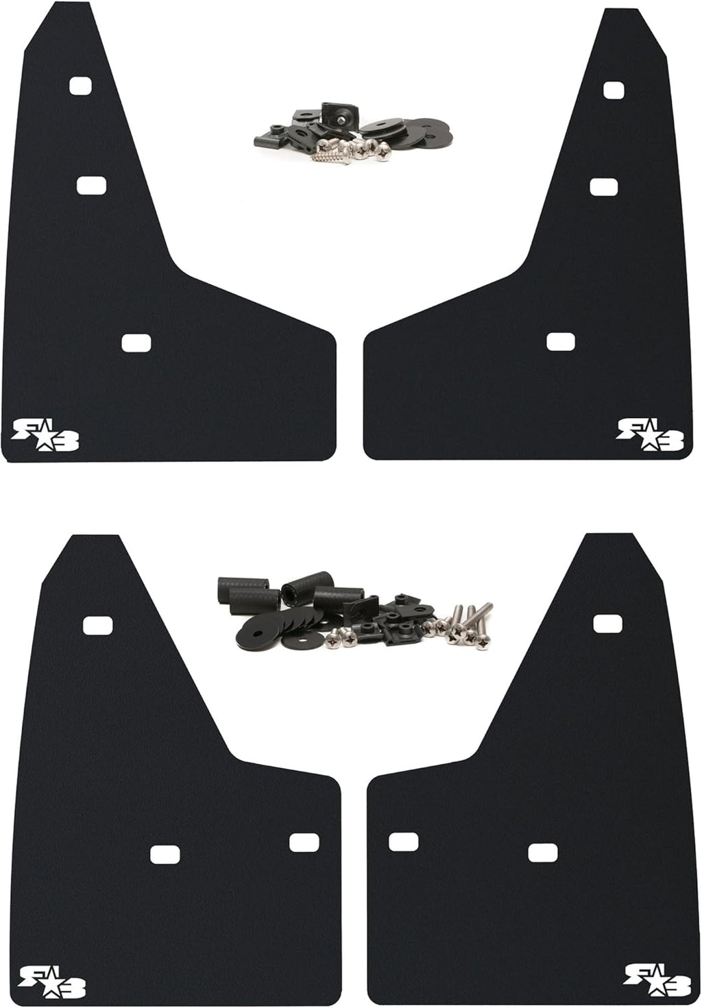 Black Mud Flaps Set of 4 G18199