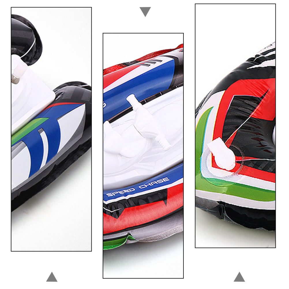 Inflatable Jet Ski Infant Toys Tub Motor Boat Baby Toddler 3 Pcs U192