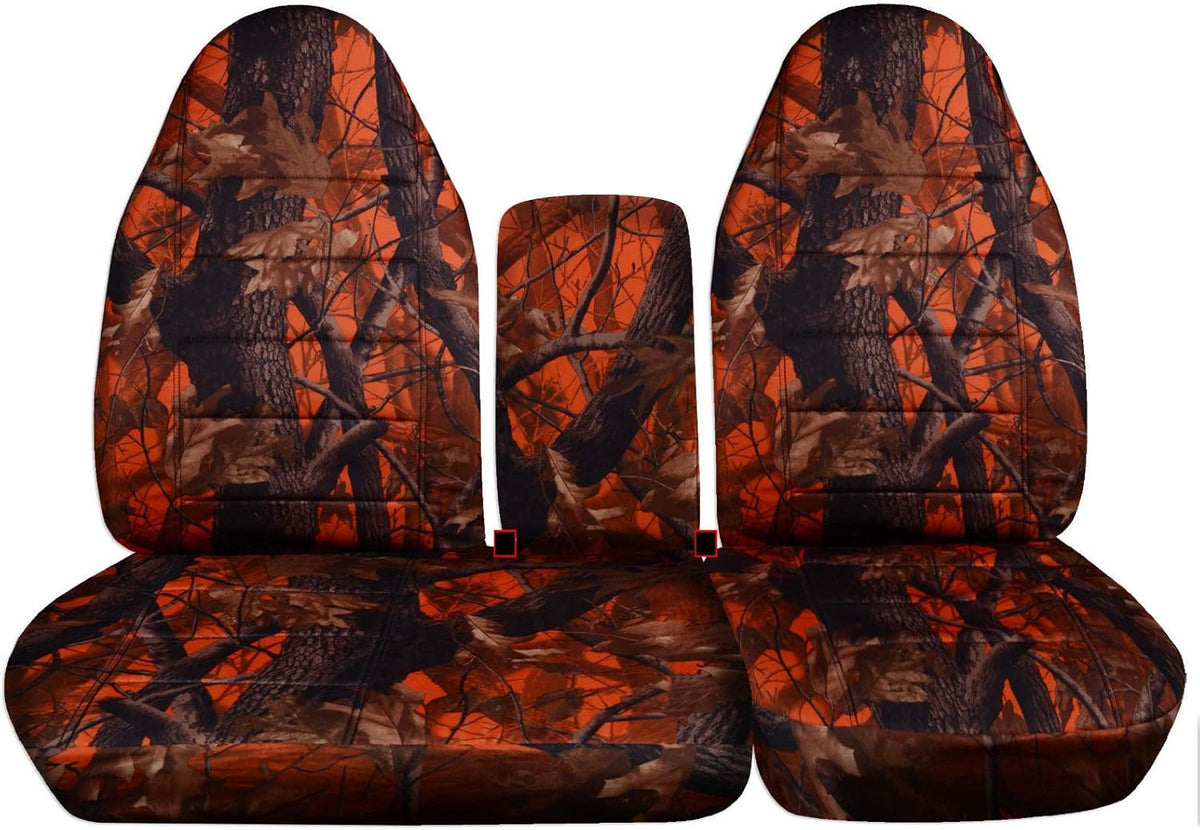 Camo Truck Seat Covers Gray P387088