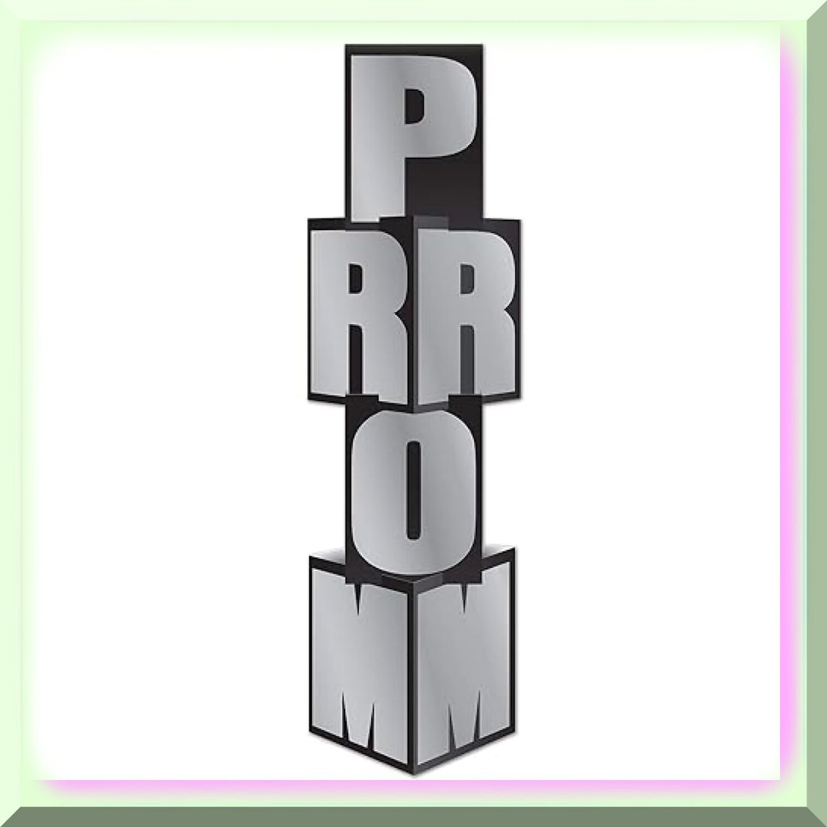 Black/Silver Prom Column Z722857