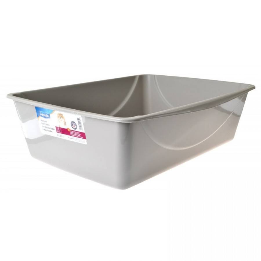 Gray Cat Litter Pan X8985