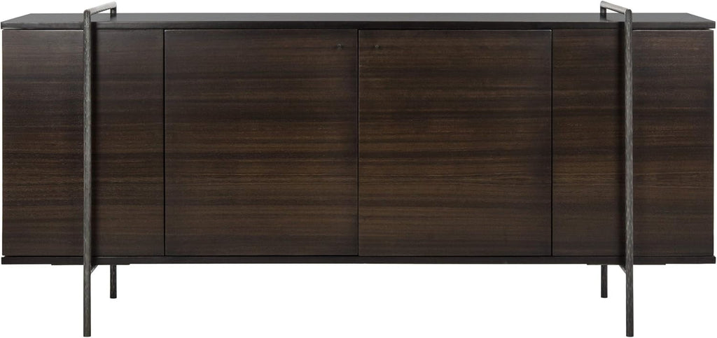 Natural Eucalyptus Wood Sideboard D835053