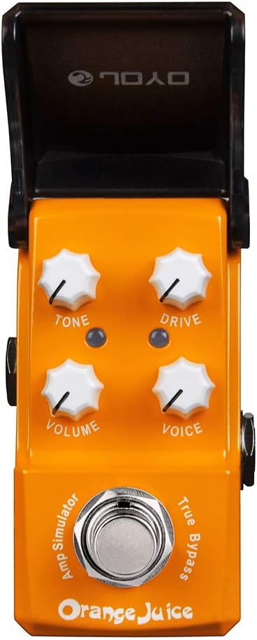 Orange Juice Guitar Amp Simulator Effects Mini Pedal, Pack of 2 T82781