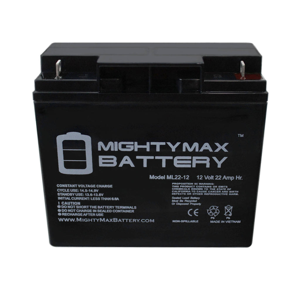 12V 22Ah Battery 4 Pack G3375