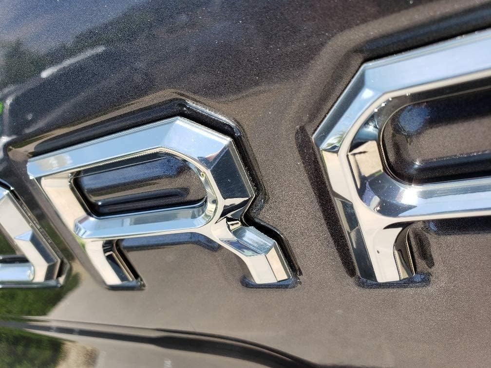 Chrome Tailgate Insert Letters Pack of 2 G735