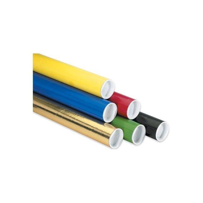 Black Mailing Tubes with Caps E54476