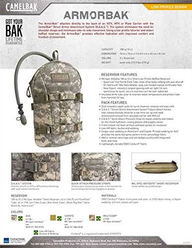 100 oz/3.0L Mil Spec Antidote Multicam Hydration Pack R39153