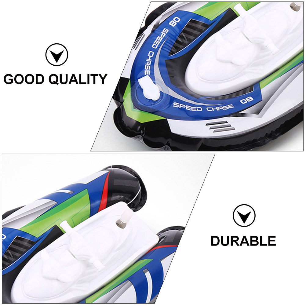 Inflatable Jet Ski Infant Toys Tub Motor Boat Baby Toddler 3 Pcs U192