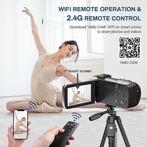48MP 18X Digital Zoom Camcorder with IR Night Vision L918442