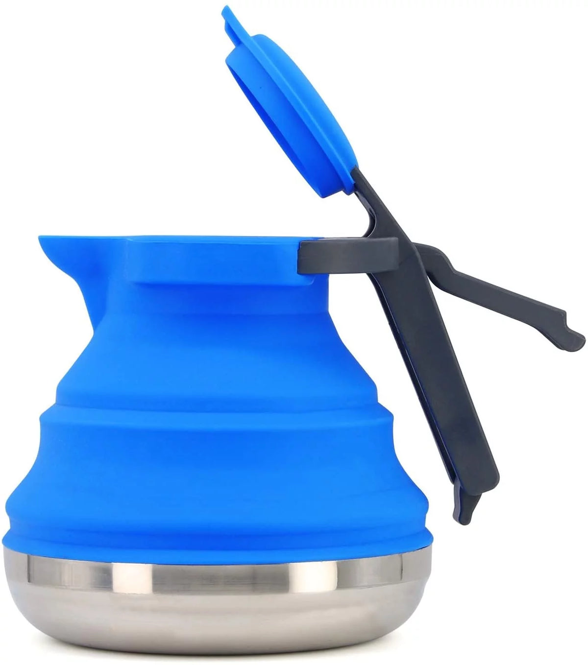Blue 42 Ounce Collapsible Camping Kettle B48973