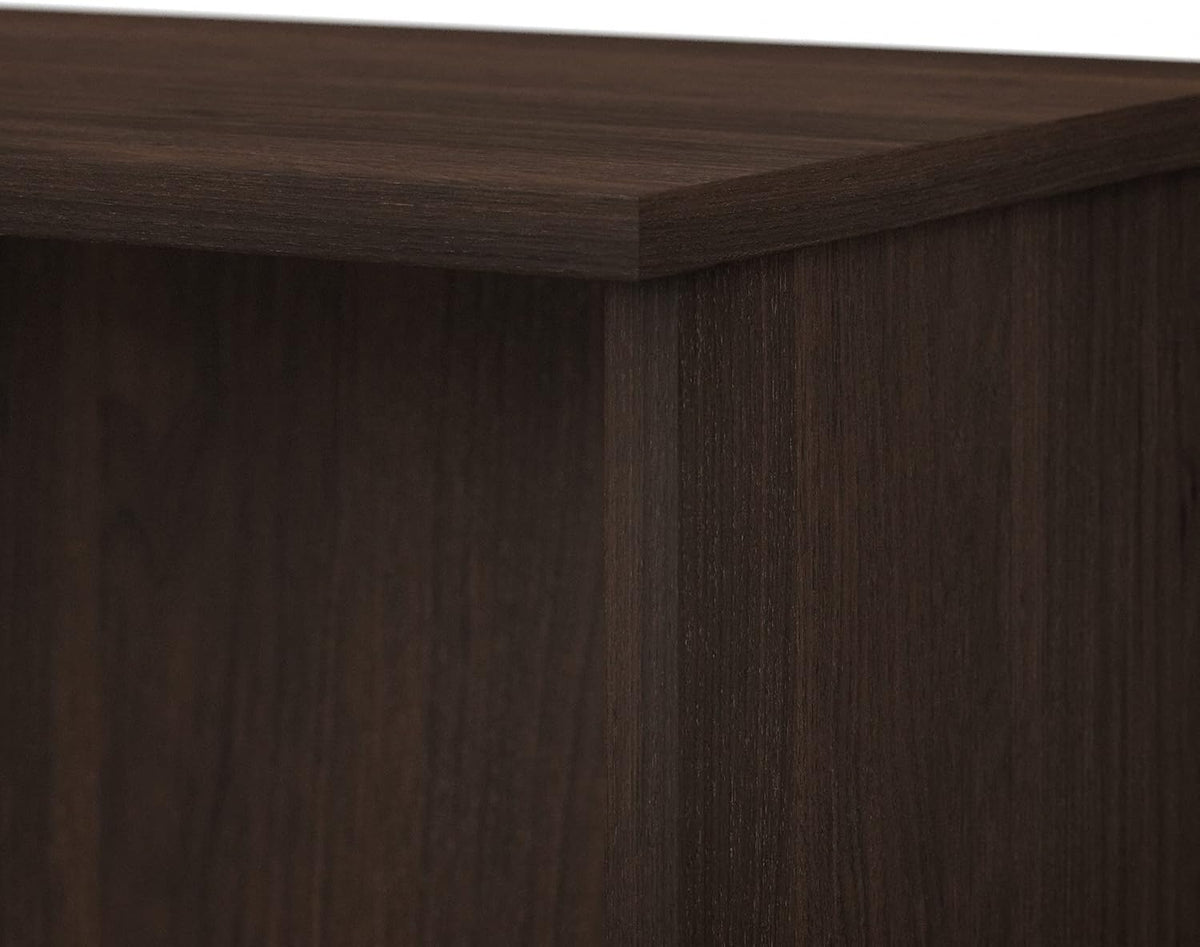 Black Walnut 2 Shelf Bookcase V765