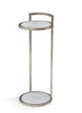 Silver Leaf Marble Scatter Table U164089