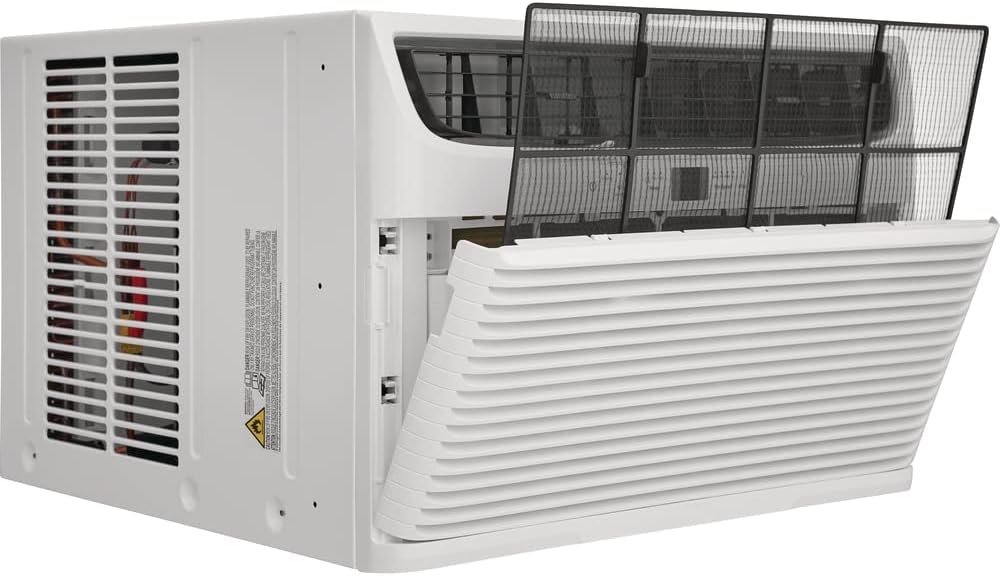 White 8,000 BTU Window-Mounted Slider Casement Air Conditioner I40127
