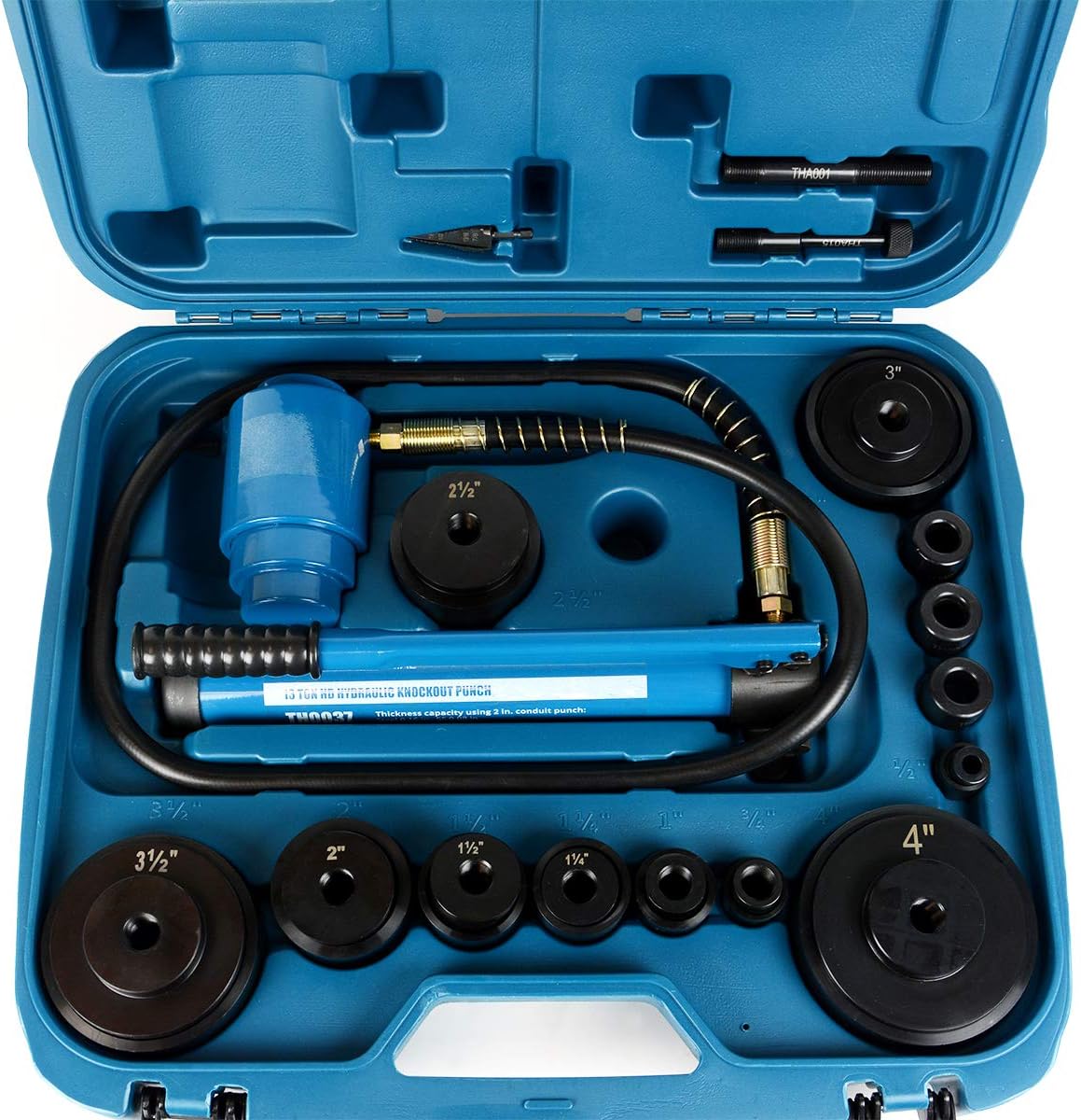 4 Hydraulic Knockout Punch Hole Cutter Set K5541