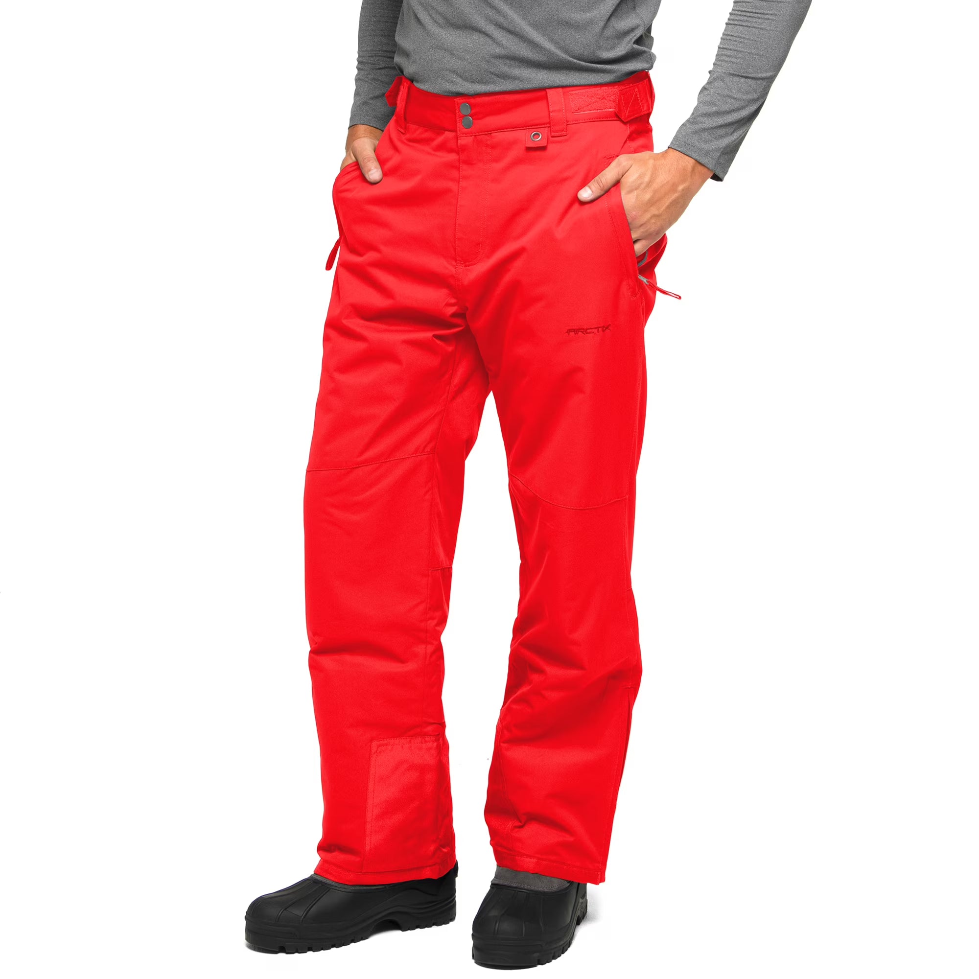 Red Insulated Winter Pants H8178