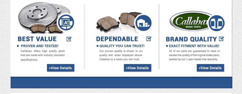 5 Lug Brake Rotors and Brake Pads with Clips Y683