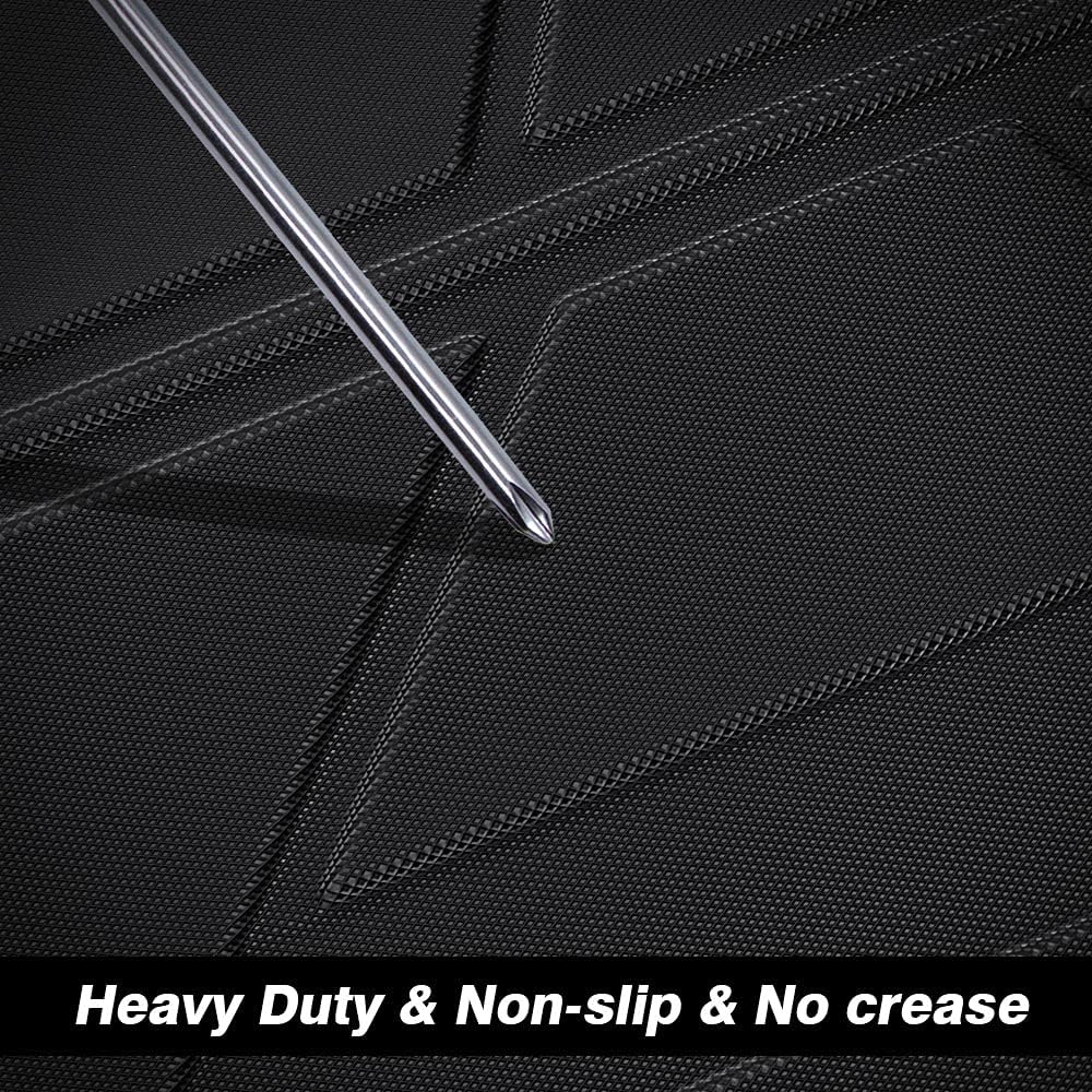 Black Non-Slip Car Cargo Mat Pack of 2 G6155