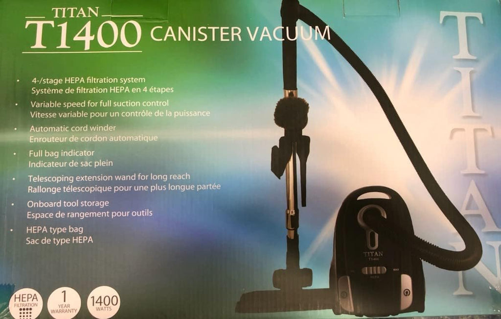 Compact Canister Vacuum Cleaner with Cord Reel X9344