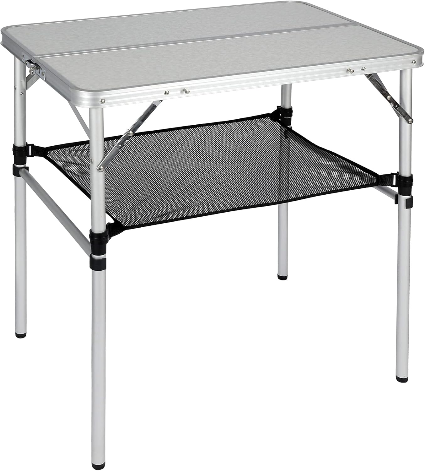 White 2.5 Foot Folding Camping Table P6557