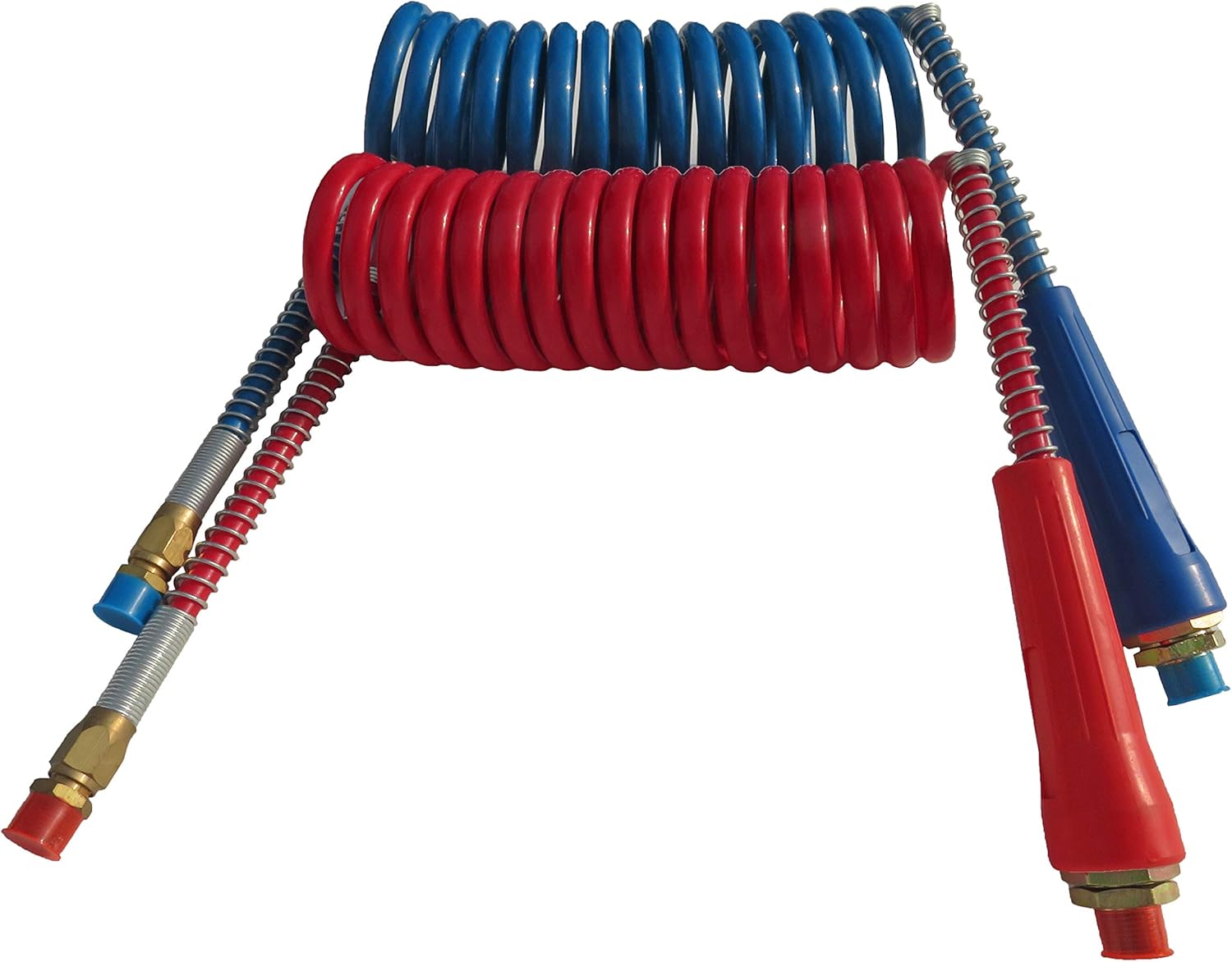 Coiled Air Line Assembly Red & Blue Truck Trailer Set, 15' Length, Pack of 2 K643923