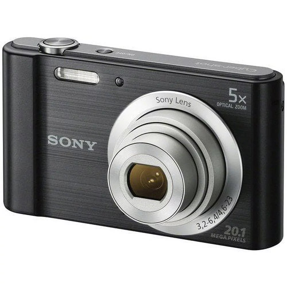 Black Digital Camera with 32GB Accessory Bundle Q410355