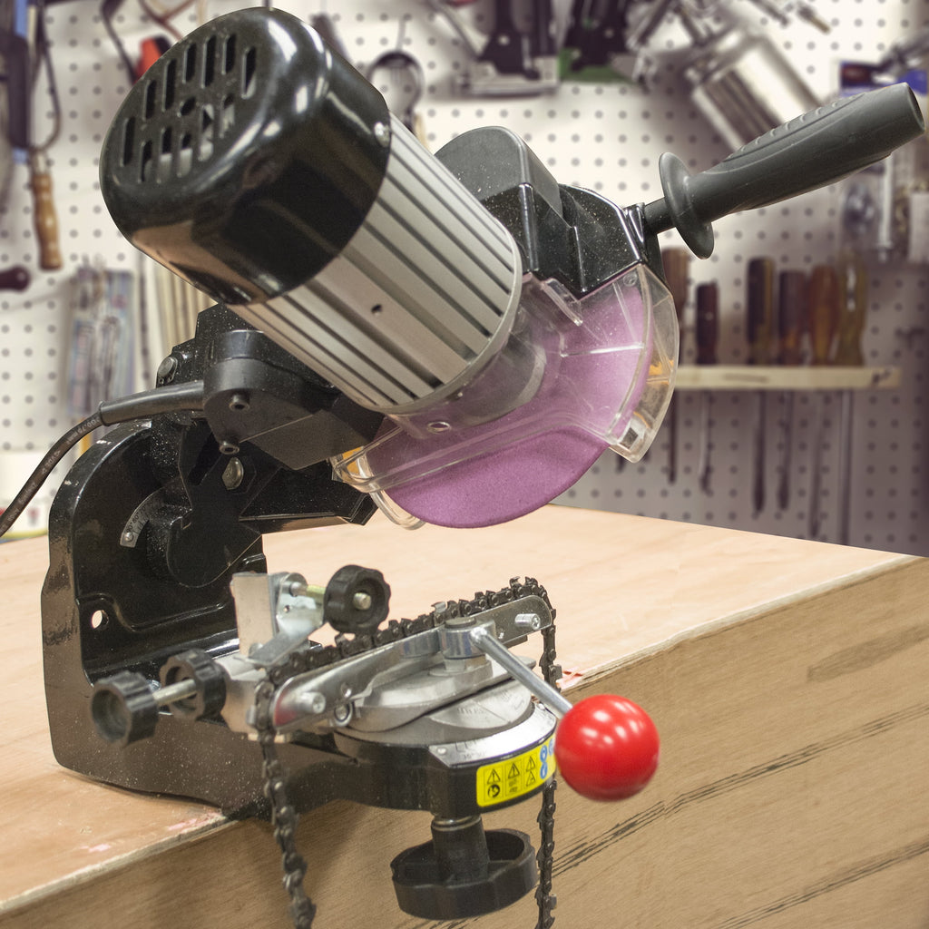 Mountable Bench Top Electric Chain Saw Sharpener V86580