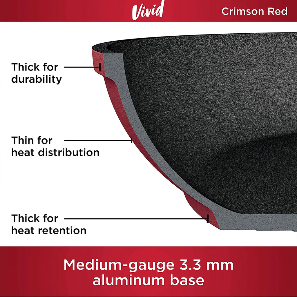 Crimson 2.5 Quart Saucepan with Lid P3965