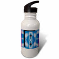 Pink and Green Sports Water Bottle Q5495