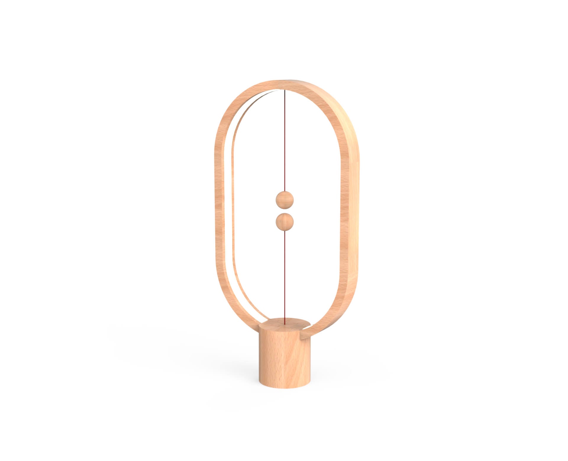 Dark Wood Balance Lamp Y68524