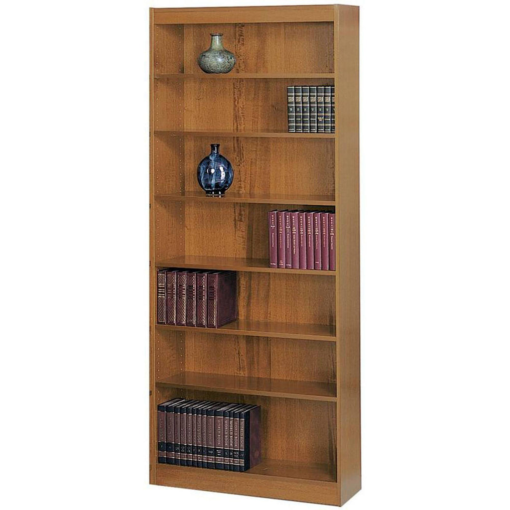 Medium Oak 7-Shelf Bookcase N757