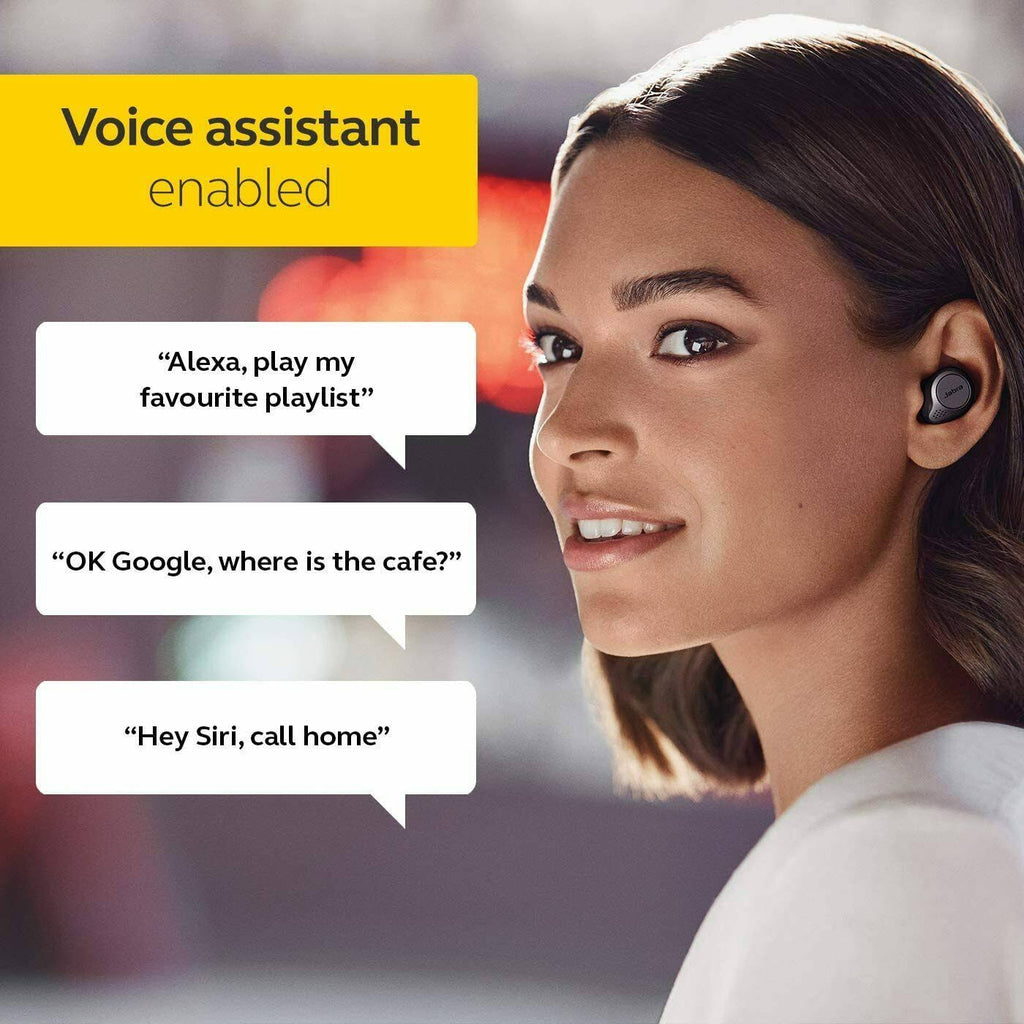 Titanium Black Bluetooth Wireless In-Ear Earphones with Mic V9438
