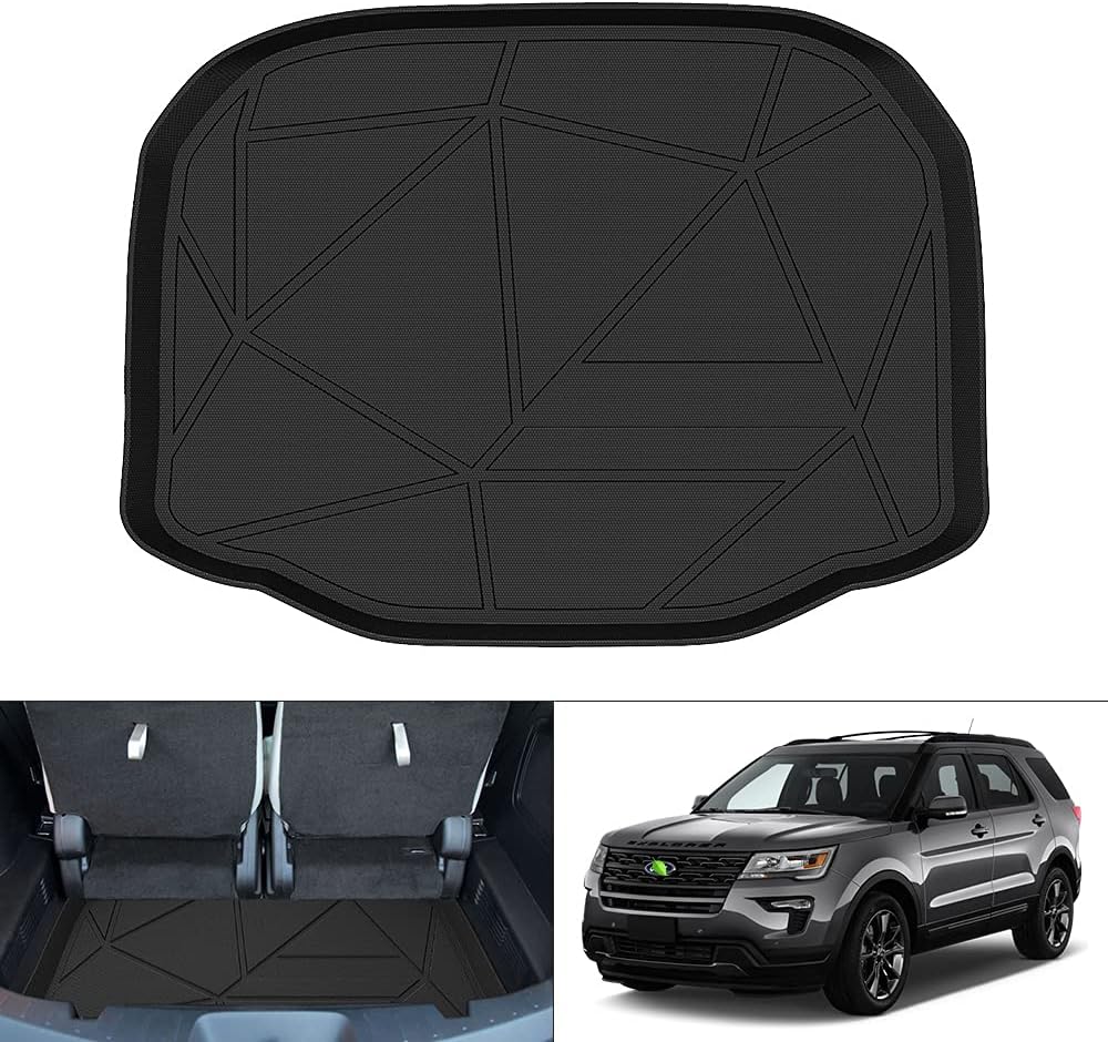 Black Non-Slip Car Cargo Mat Pack of 2 G6155