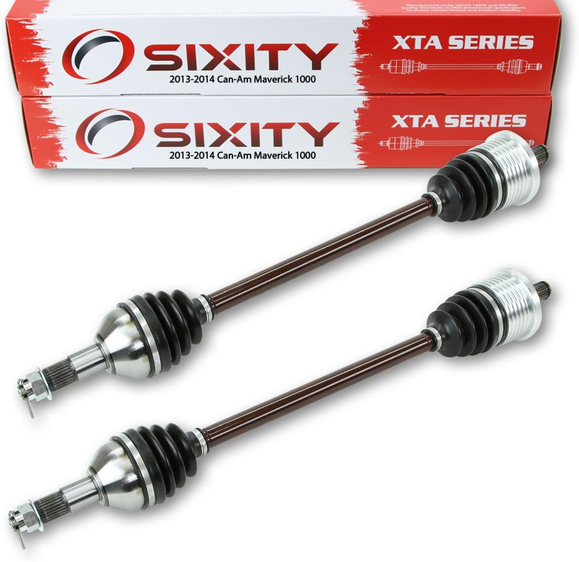 Rear Left Right Axles Pair for Can-Am Maverick 1000 4X4 G346