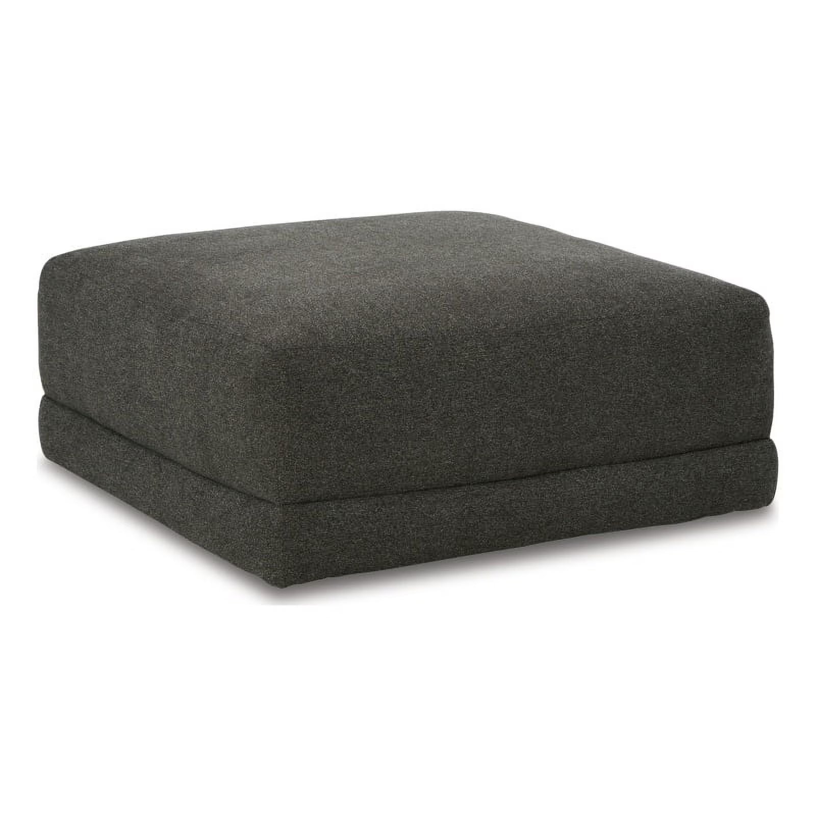 Gray Fabric Oversized Accent Ottoman N2194