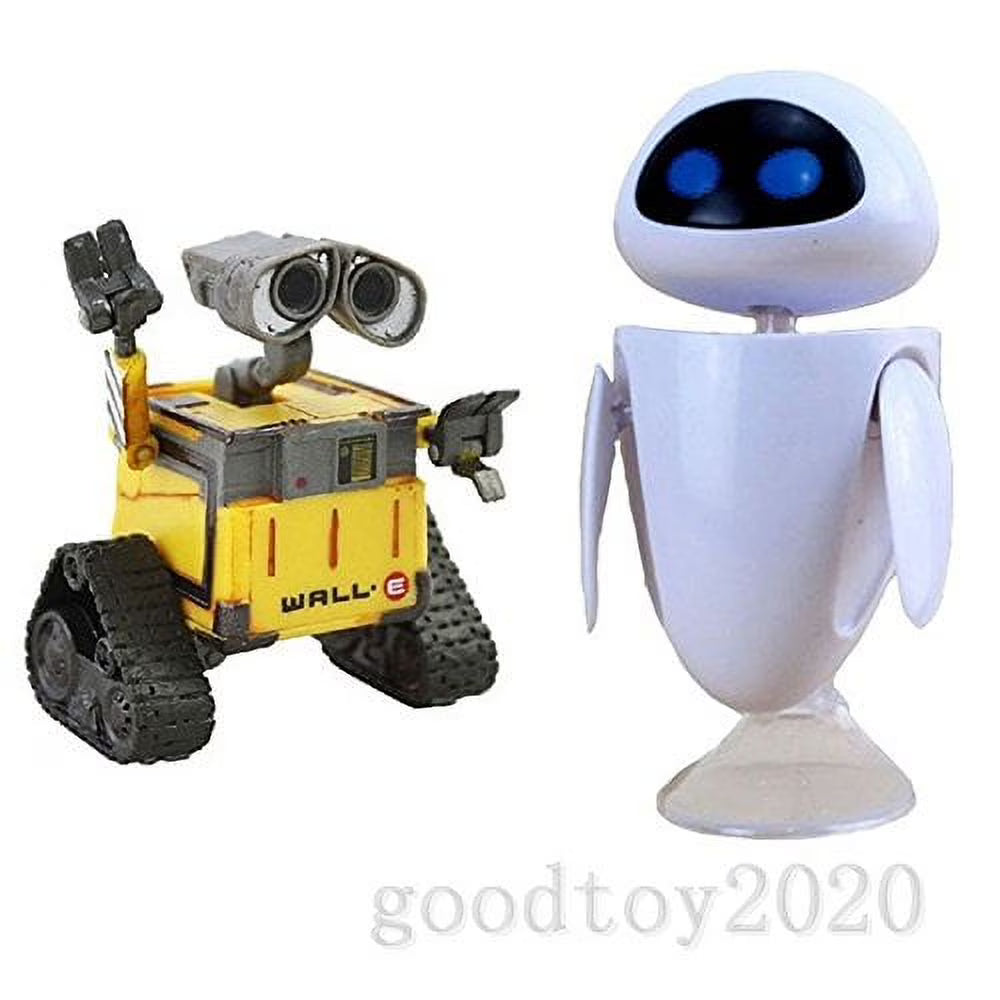 Gift Set of 2pcs Pixar Wall E and Eve Action Figure Loose Hot C2439