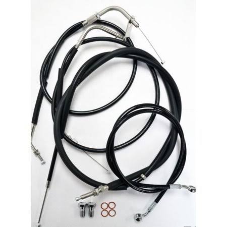 2 inch Bar Height Black Cable/Line Kit X39254