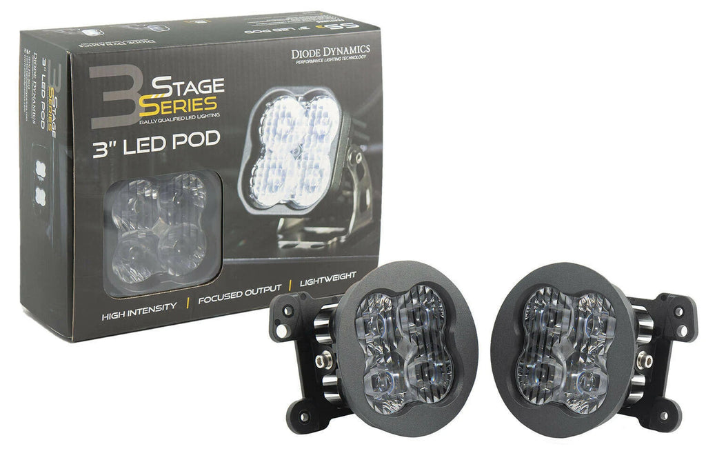 SS3 Pro Type M Kit White SAE Fog Worklight P972915
