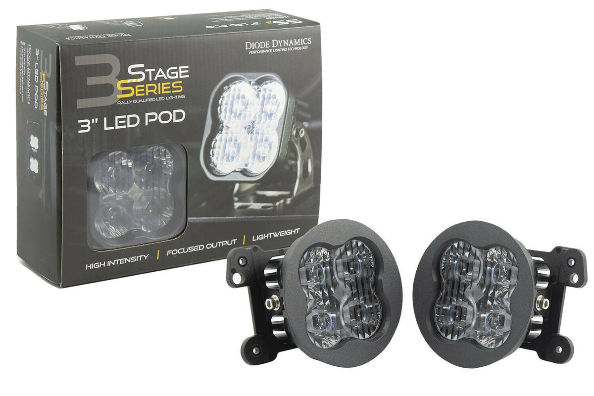 SS3 Pro Type M Kit White SAE Fog Worklight P972915