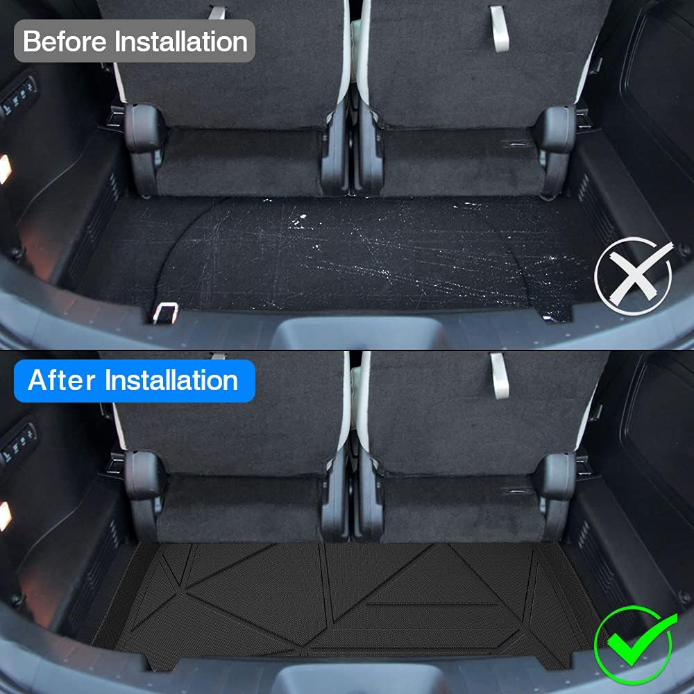 Black Non-Slip Car Cargo Mat Pack of 2 G6155