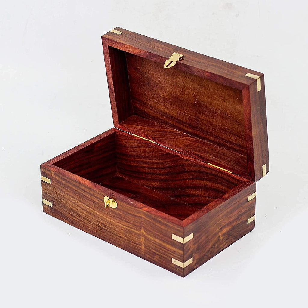 Antique Nautical Wooden Anchor Jewelry Box, Pack of 2 U647569