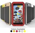 Aluminum Metal iPhone 8 Case (Gold) Shockproof Scratch Resistant Protection F2523