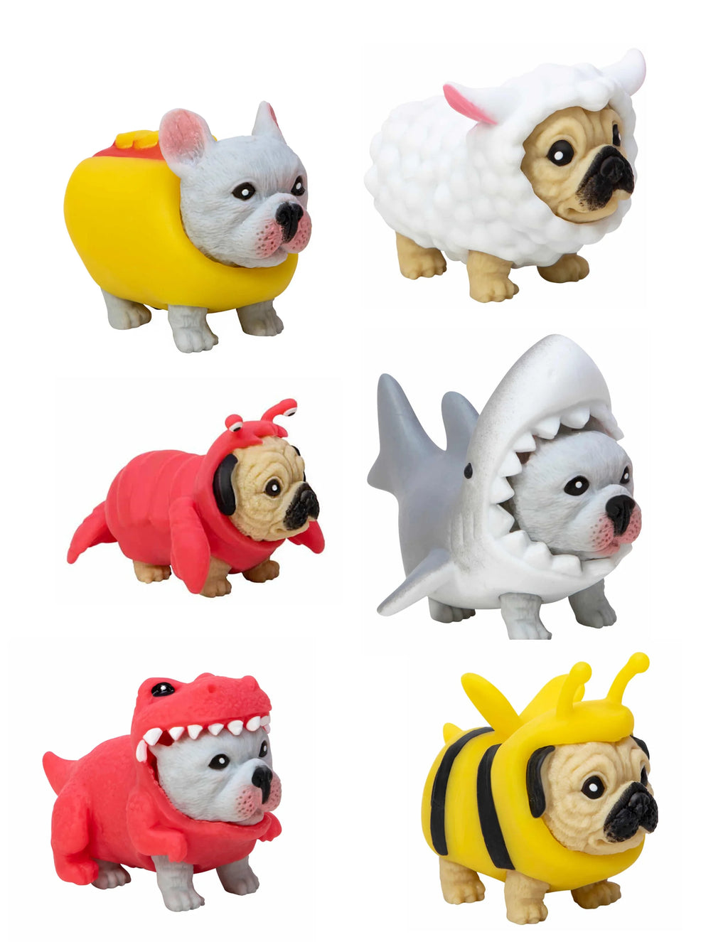 Multicolor Party Puppies Novelty Gag Toys E48258