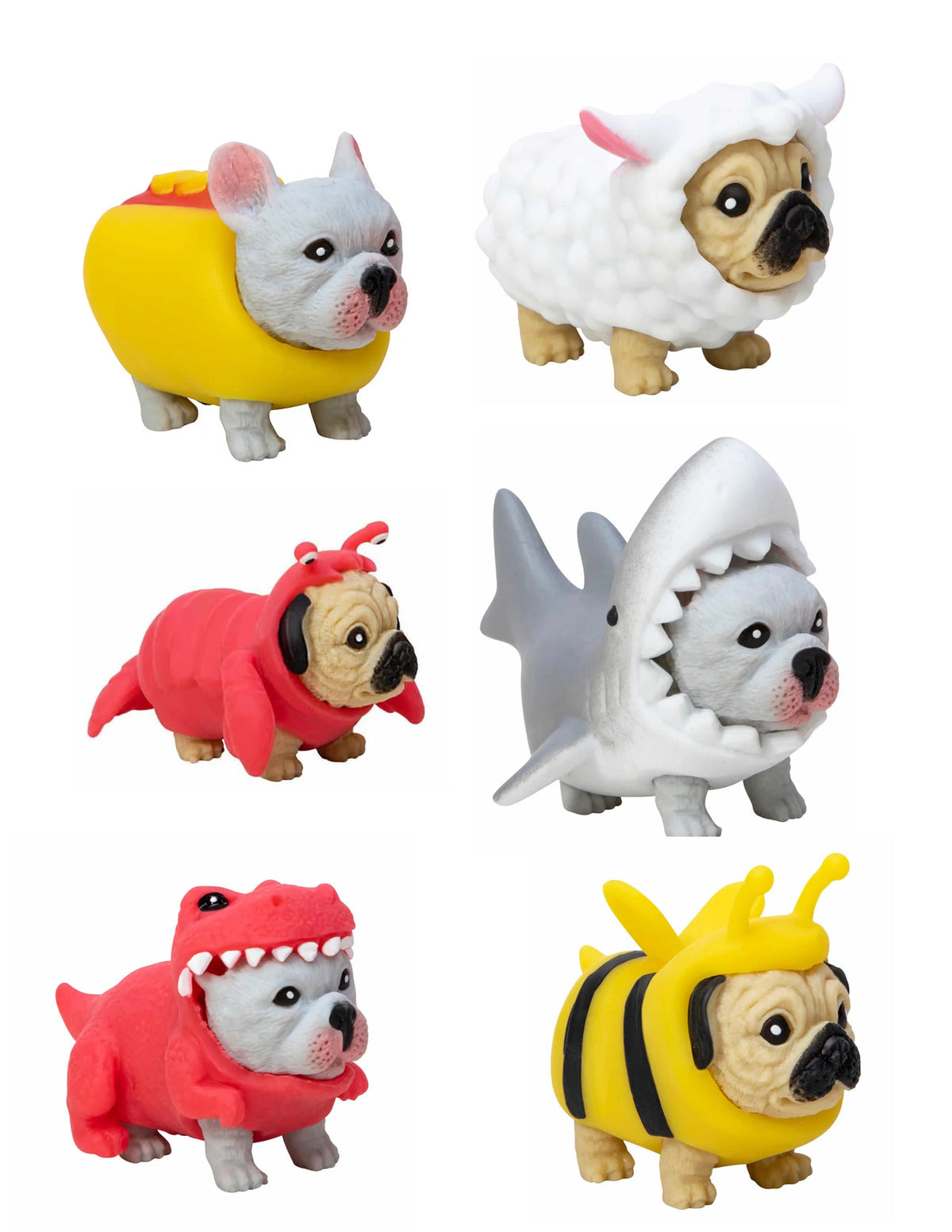 Multicolor Party Puppies Novelty Gag Toys E48258