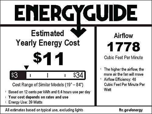 Brushed Nickel Ceiling Fan with Light, 3 Speed Remote K310009