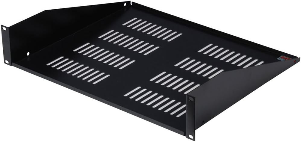 2U Vented Rack Mount Shelf T84107