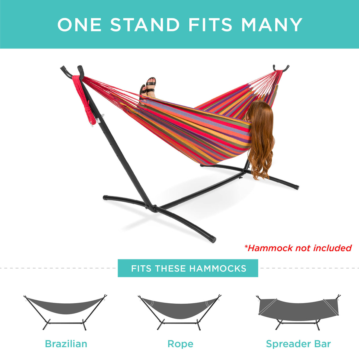 Portable Steel Hammock Stand with Carrying Case N345406